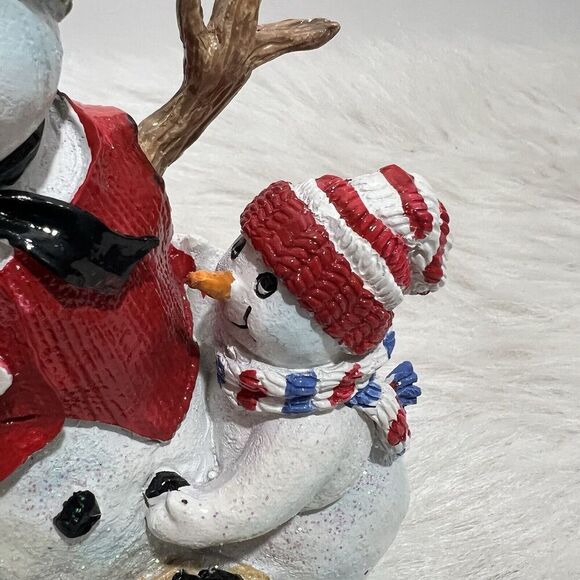 Fritz And Floyd Snowman Musical Figurine "We‎ Wish You A Merry Christmas" - Picture 7 of 12
